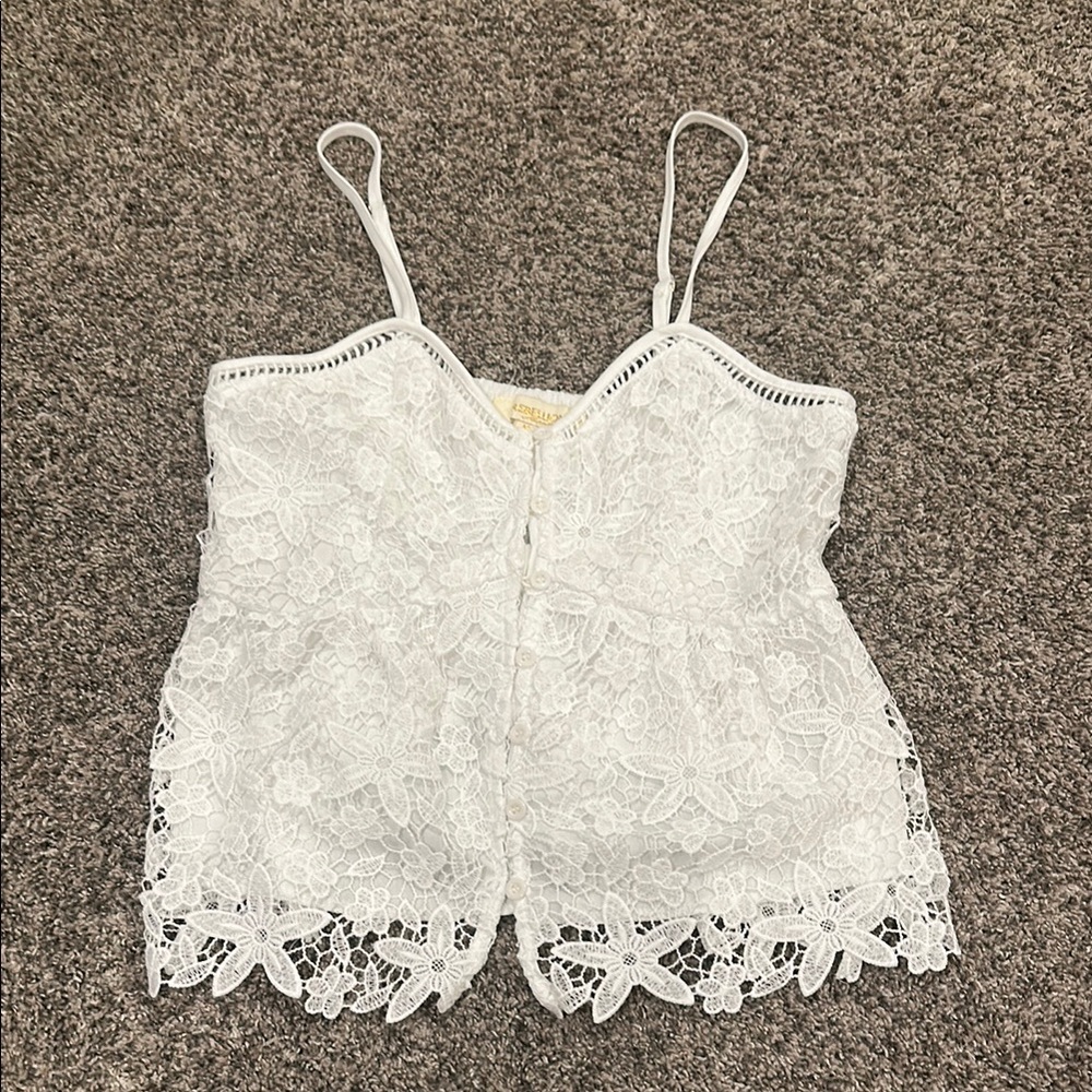 White Lace Women's Top